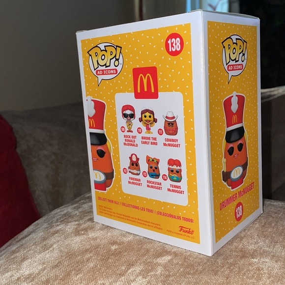 NIB - Limited Edition Funko Pop Ad Icons #138 - Drummer McNugget - McDonalds - Picture 7 of 16